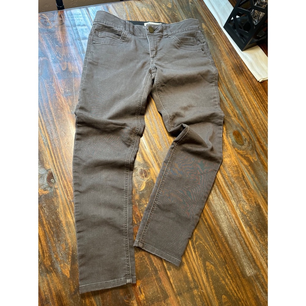 Democracy Ab Solution Straight Leg Pant Brown Stretch Woman Size 4 B1304PEXC